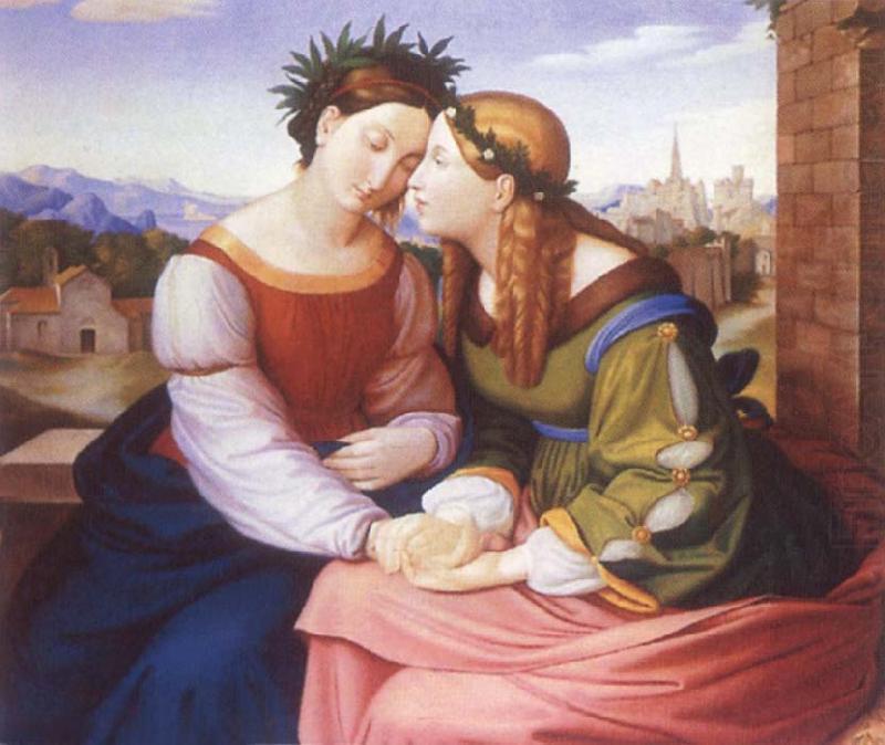 Italia and Germania, Friedrich overbeck